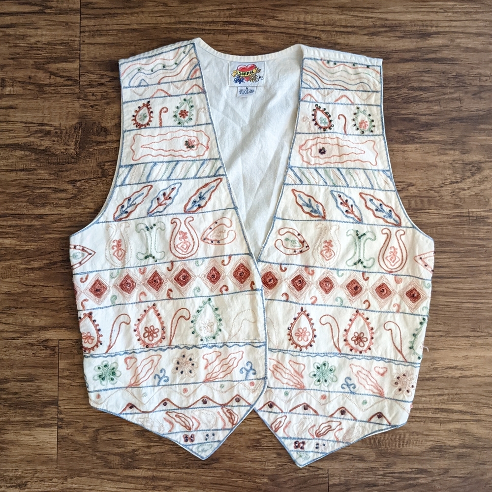 Sorrel Embroidered Vest